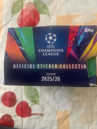 Caja Cromos Champions League 2025/26