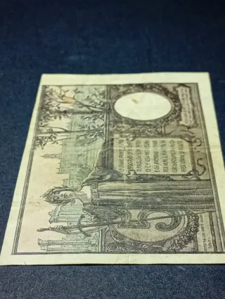 5 Lire Biglietto di Stato 1904 Serie Bassa 151