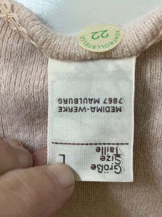 Maglia interna lana angora Medima L