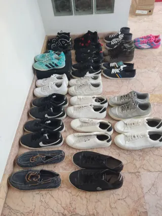 Lote de 18 Pares de zapatillas VER TODO!