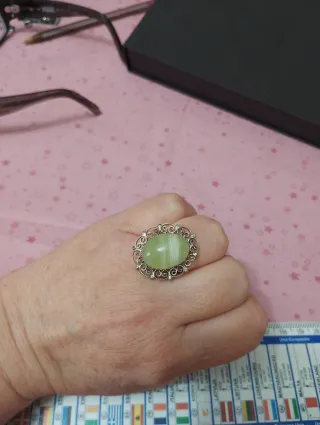 Anello vintage agata