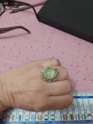 Anello vintage agata