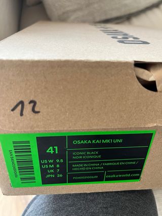 Zapatillas Osaka Padel Mujer Negras talla 41