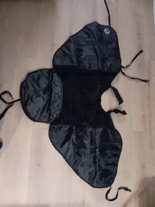 Manta para moto/scooter negra.