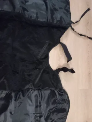 Manta para moto/scooter negra.