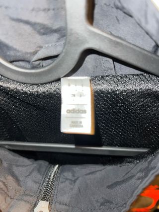 Chaqueta Adidas Fútbol Bélgica Negra Roja