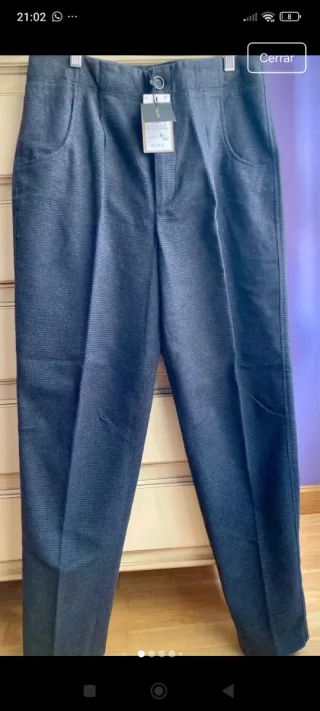 Pantalón Massimo Dutti Invierno Gris