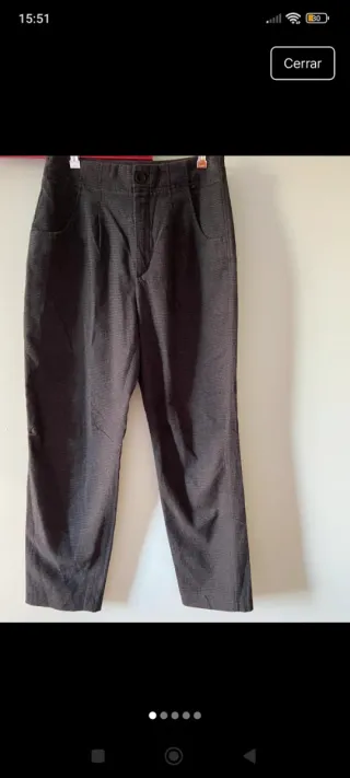 Pantalón Massimo Dutti Invierno Gris