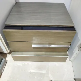 Mesitas de noche madera y metal