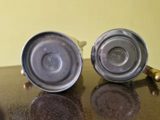 Zuccheriera e Lattiera Metallo Legno