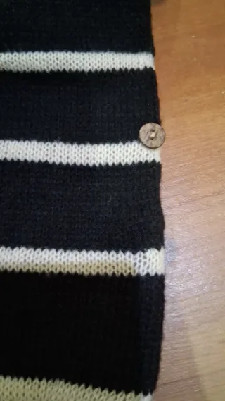 Jersey rayas negro y blanco mujer