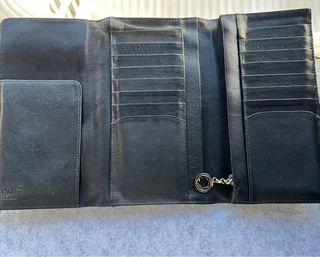 Portafoglio Montblanc Pelle Nero Donna Originale