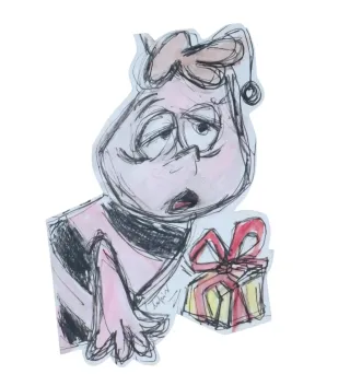 Cartoncini natalizi illustrati 10x15