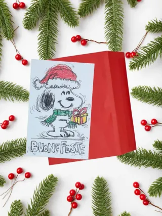 Cartoncini natalizi illustrati 10x15