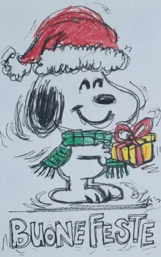 Cartoncini natalizi illustrati 10x15