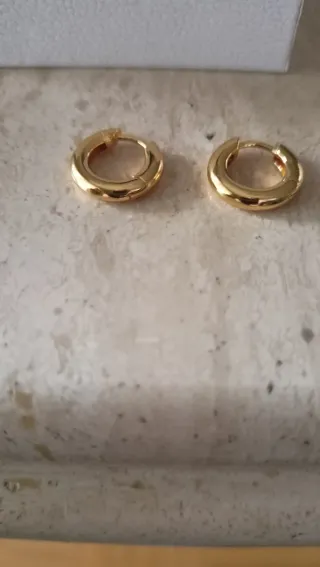 Pendientes Pandora Aro Dorados Nuevos