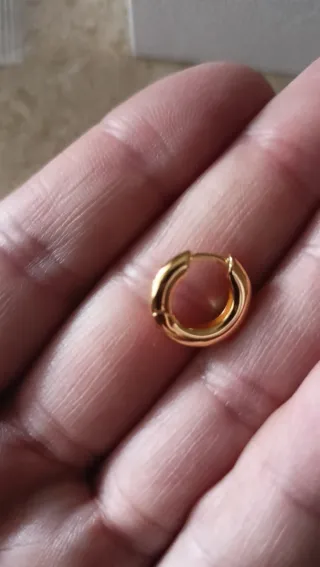 Pendientes Pandora Aro Dorados Nuevos