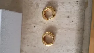 Pendientes Pandora Aro Dorados Nuevos