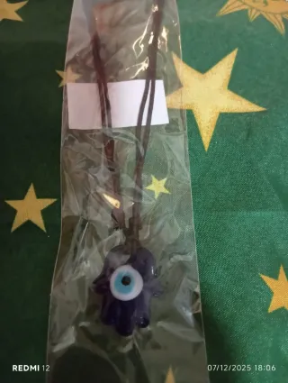 Collar Mano de Fátima Ojo Turco