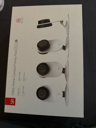 4 Cámaras de Vigilancia Yi Wifi 1080P