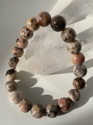 Pulseras Premium de Ágata Alashan Gobi 9-10mm