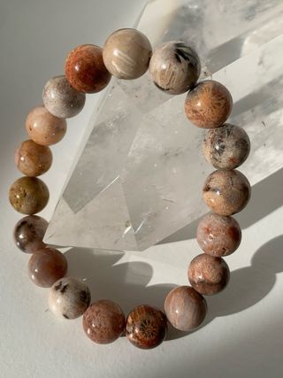 Pulseras Premium de Ágata Alashan Gobi 9-10mm