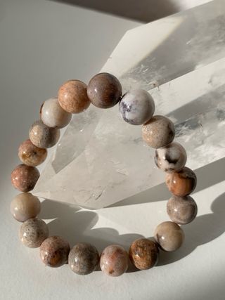 Pulseras Premium de Ágata Alashan Gobi 9-10mm