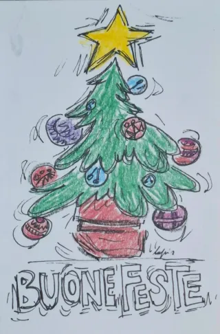 Cartoncini natalizi 10x15 + busta