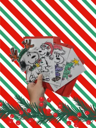 Cartoncini natalizi 10x15 + busta