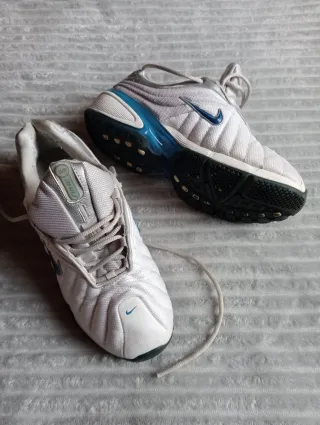 Zapatillas Nike Tenis Blancas y Azules