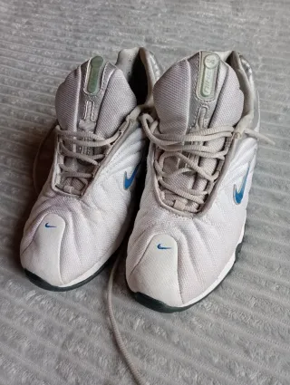 Zapatillas Nike Tenis Blancas y Azules