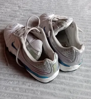 Zapatillas Nike Tenis Blancas y Azules