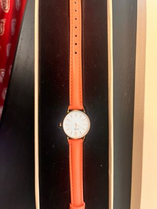 Reloj Cluse Blanco y Naranja