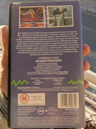 Blade Runner VHS 1982 (Inglés)