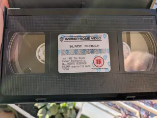 Blade Runner VHS 1982 (Inglés)