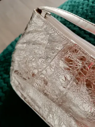 Bolso de fiesta plateado