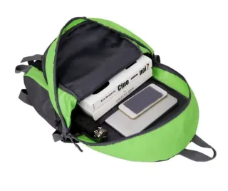 Mochila senderismo ultraligera, 40L gris y verde