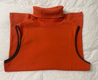 Jersey Burberry Naranja Cuello Alto