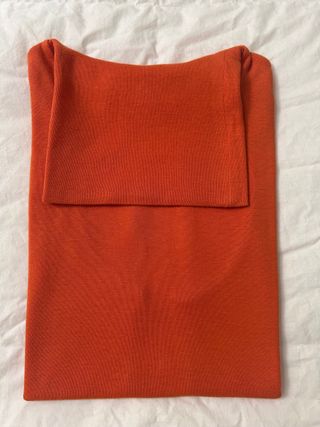 Jersey Burberry Naranja Cuello Alto