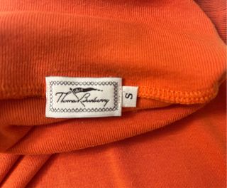 Jersey Burberry Naranja Cuello Alto