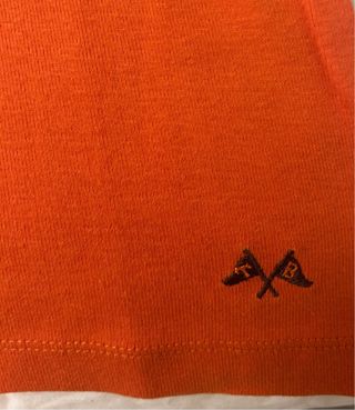 Jersey Burberry Naranja Cuello Alto