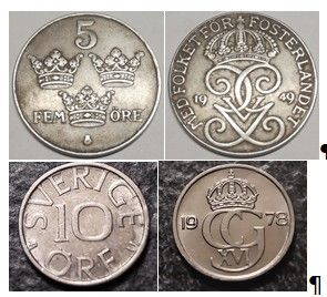 5 e 10 Ore Svezia 1949-1978