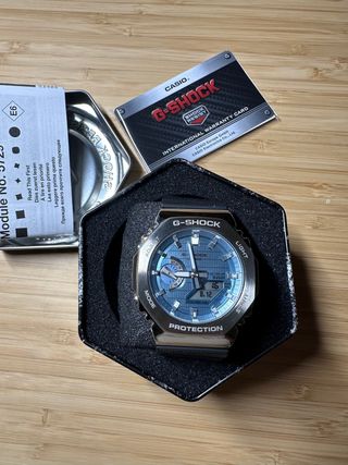 Casio G-SHOCK GBM-2100A-1A2ER Reloj Azul/Plata