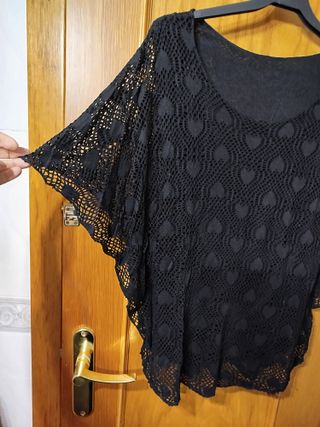 !SUPER REBAJA! Jersey negro calado