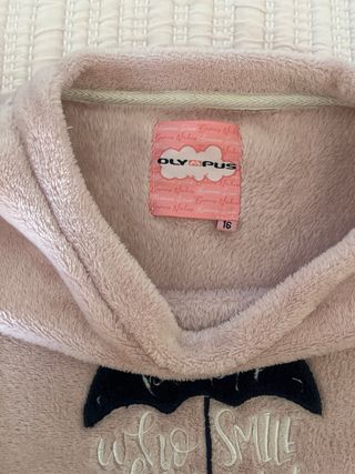 Pijama niña invierno talla justa muy calentito