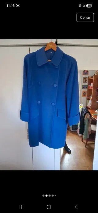 Abrigo de señora azul. Hago envios