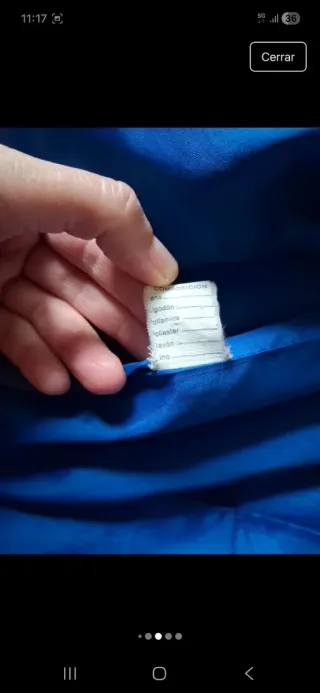 Abrigo de señora azul. Hago envios