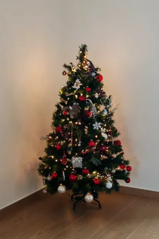 Albero di Natale senza decorazioni + serie luci