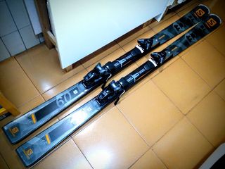 Sci SALOMON 175 cm. ALL MOUNTAIN. Pattino 80. NUOVI