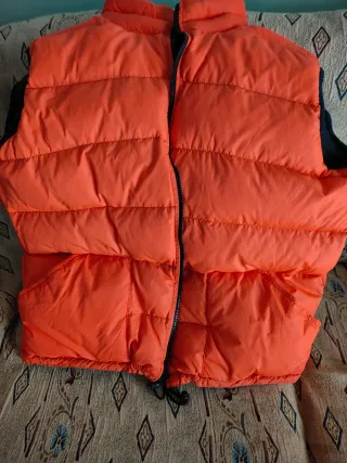 Gilet Armani Jeans double face nero/arancio